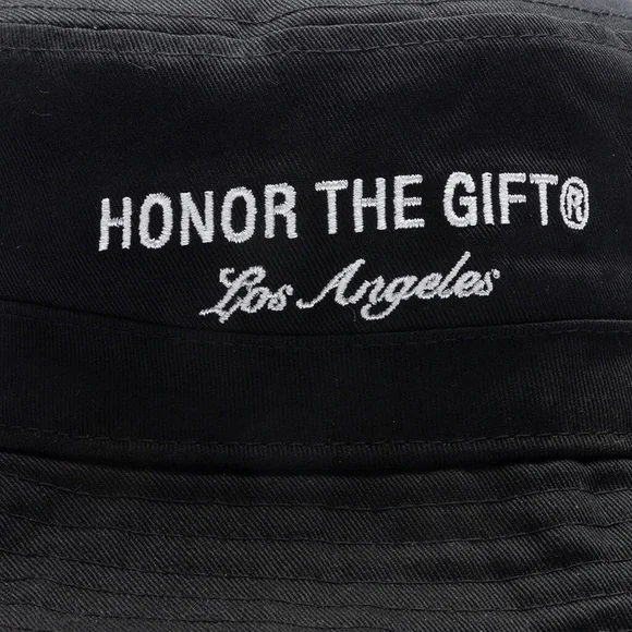 Honor The Gift Signature Bucket Hat - Black NWT